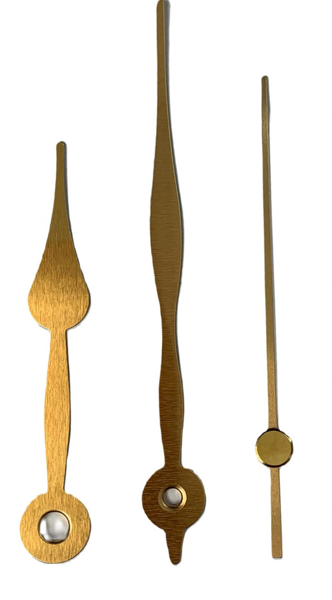 Small Clock HandsMC1248G Classic Gold Clock Hands for 176 mm Chapter