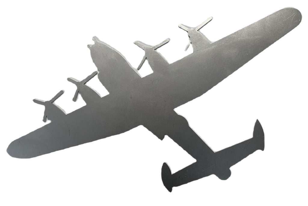Laser Lancaster war plane silhouette