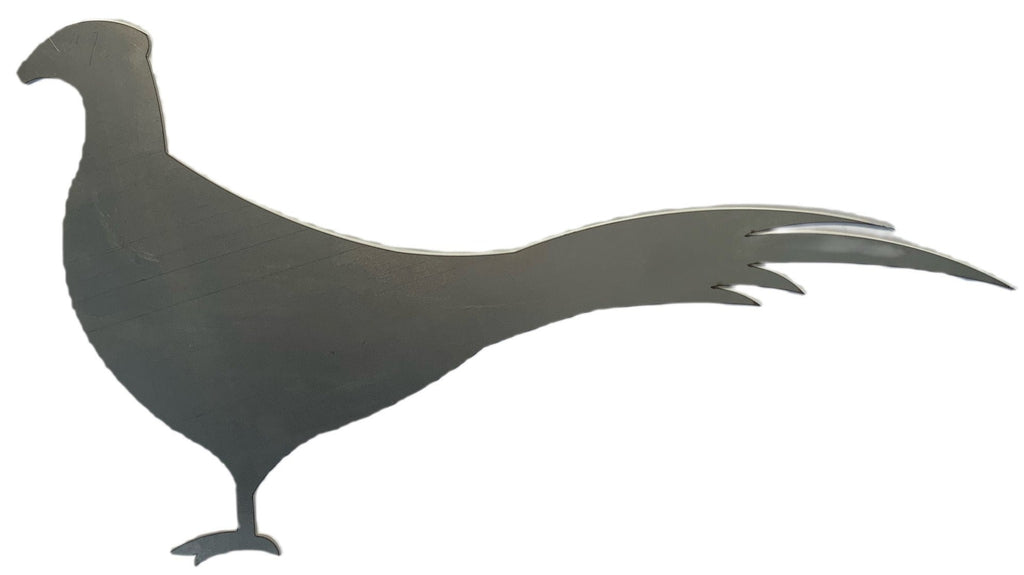 Laser pheasant bird silhouette