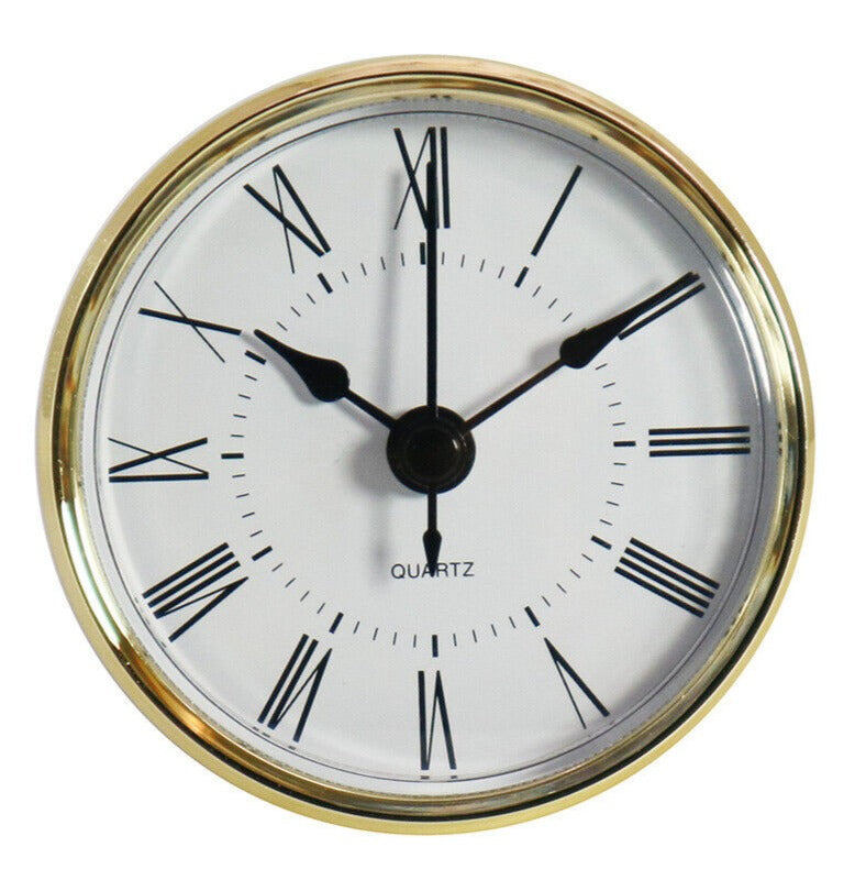 Quartz Clock Inserts-MC1353W 65mm Diamater Clock Insert With White Dial ...