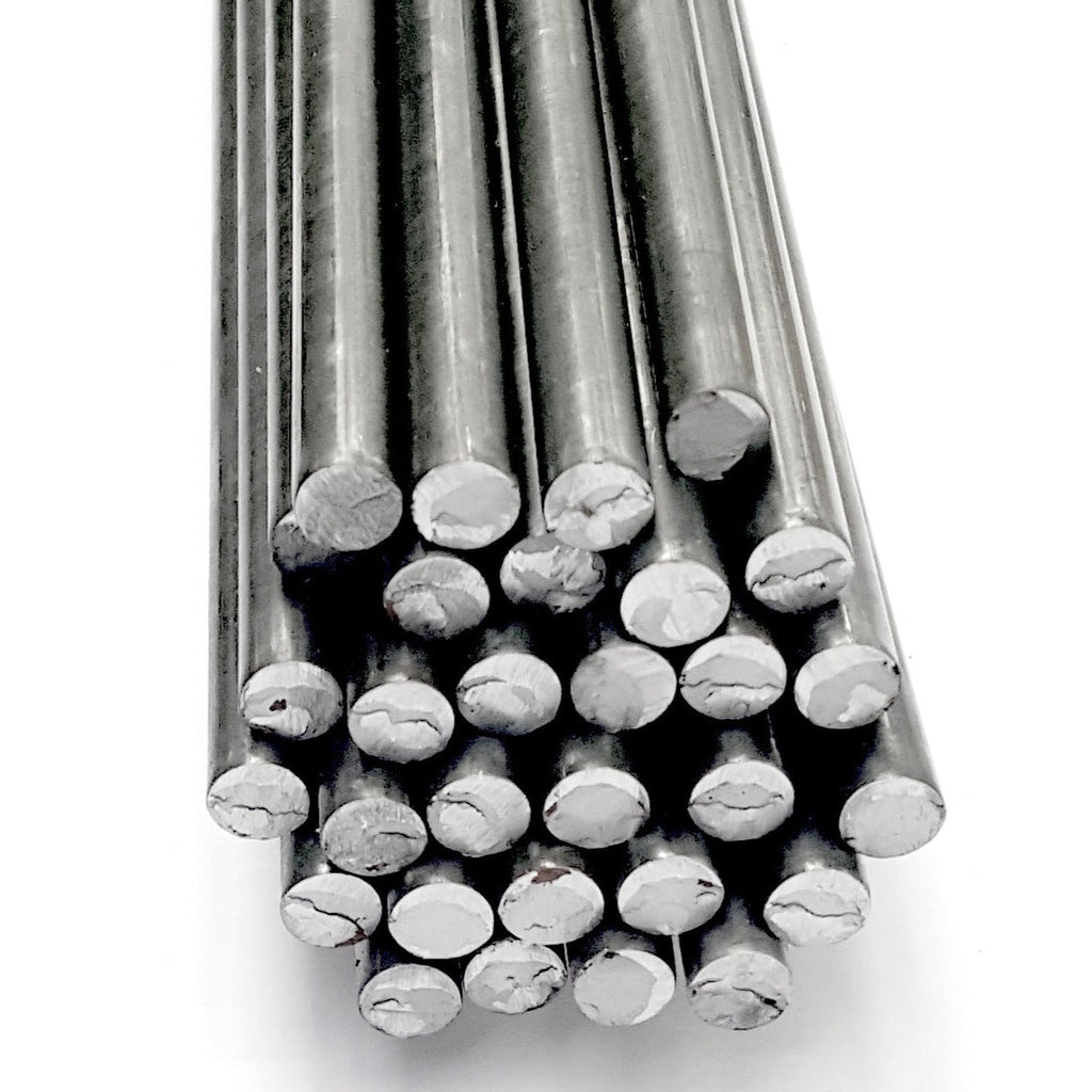 DIY Metal Supplies - 8mm diameter mild steel rods supplied in packs