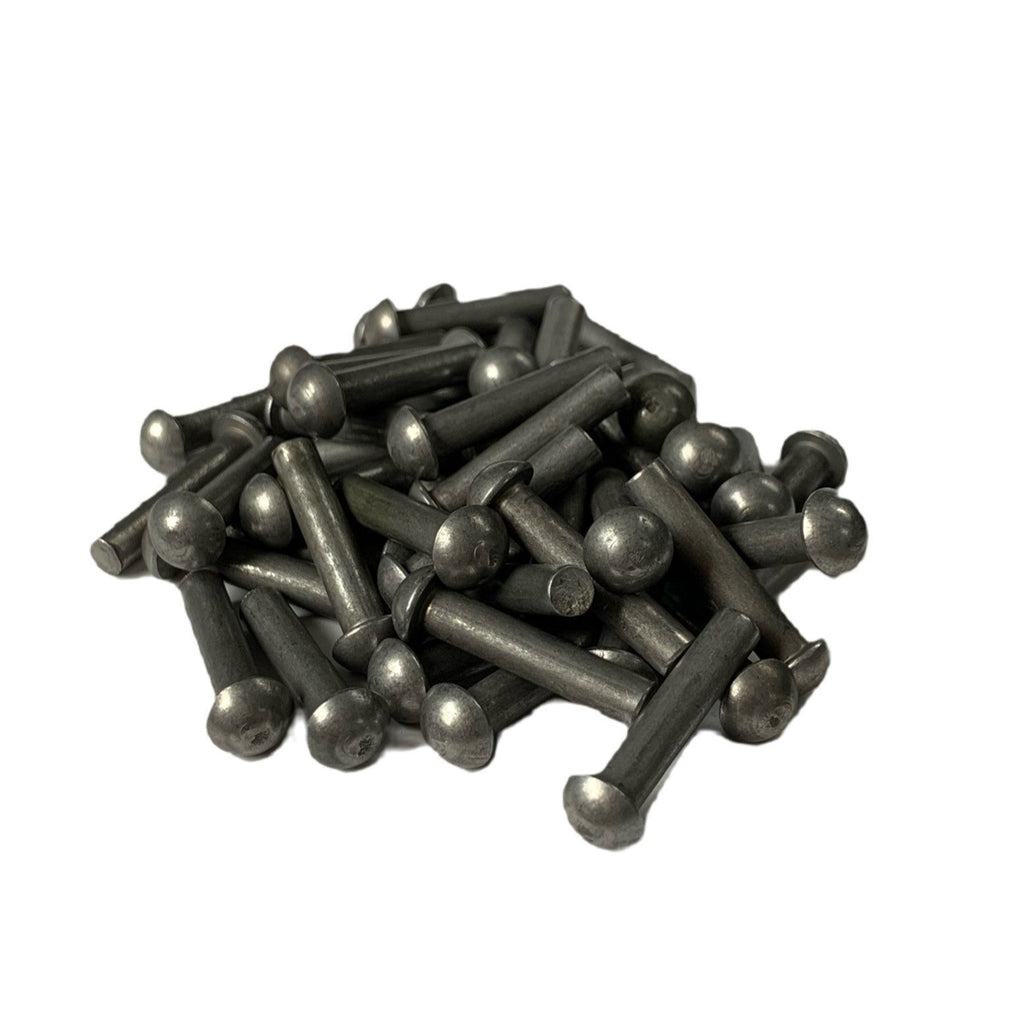 You don't need to weld, rivet metal together with these 5mm -22mm long mild steel rivets