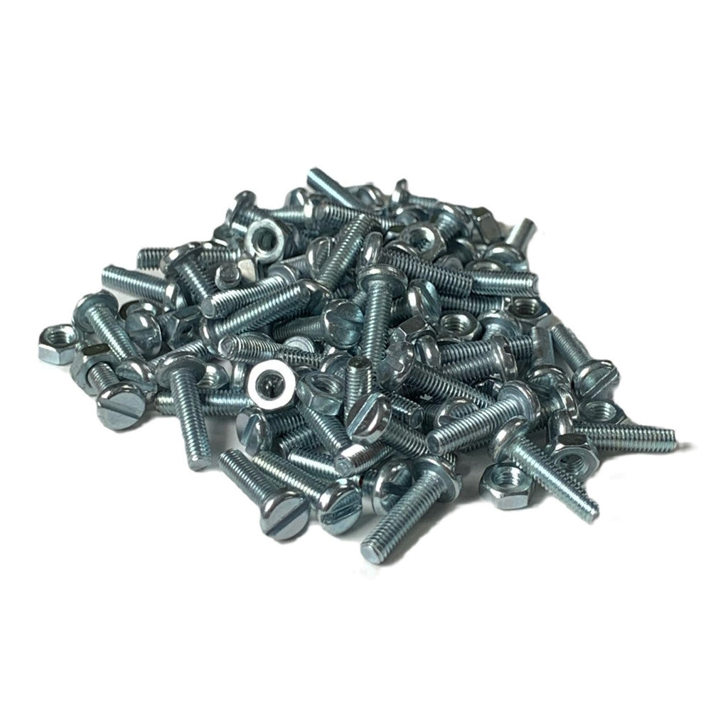 Want a way of connecting metalwork without welding, try these 3mm nuts and bolts
