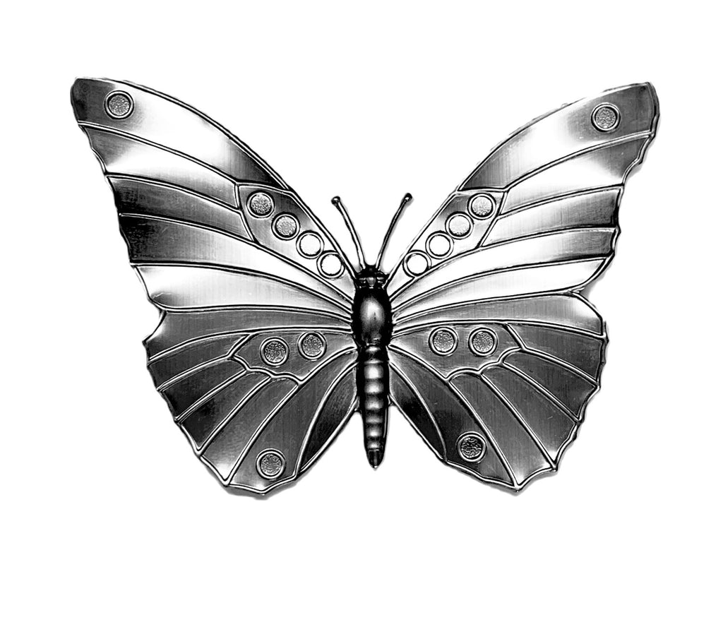 A medium sized butterfly made from steel ideal for metalworking crafts