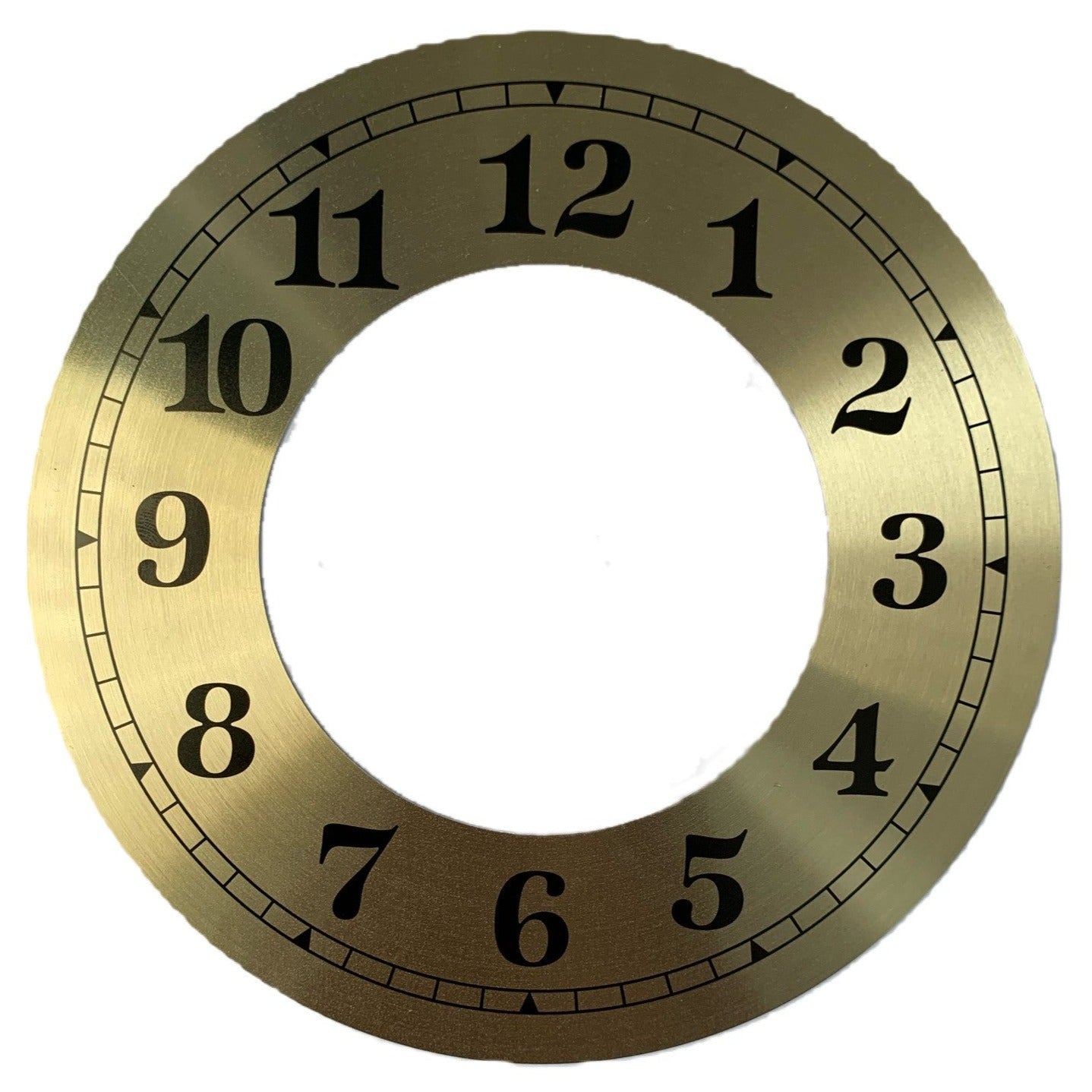 Clock Chapter Ring - MC1244 5 Inch Chapter Ring with Standard Numbers ...