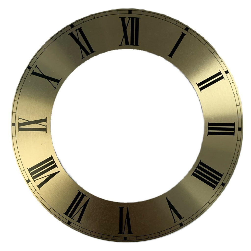 A Roman Clock Dial chapter ring with a 7 inch Diameter and roman numerals