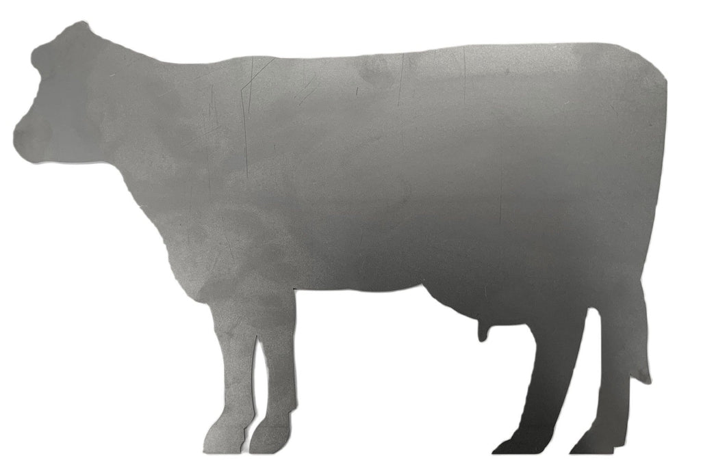 Laser cow bull farm silhouette