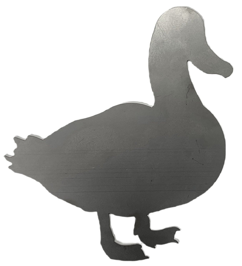 Laser duck quack silhouette