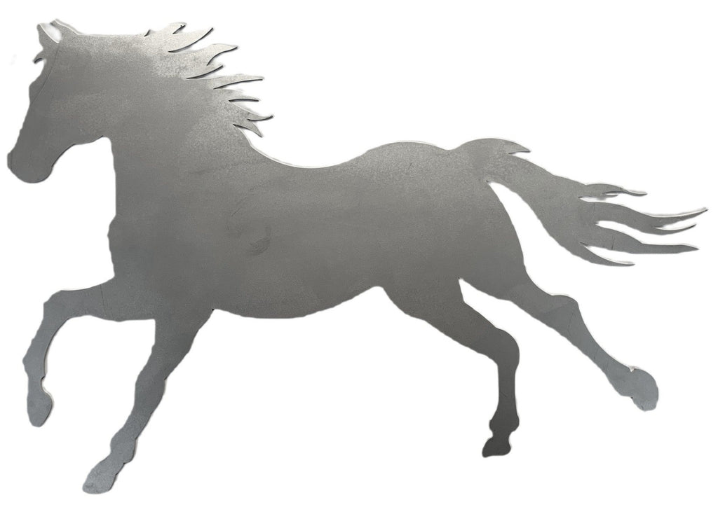 Laser horse stallion silhouette