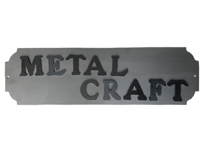 SMALL DOUBLE ROW SIGN – Metalcraft