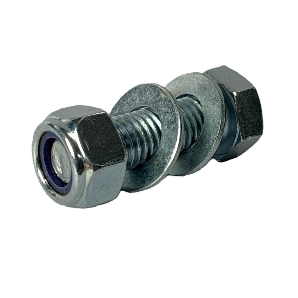 Attach your latch in place with this latch fastener - used as part of a latch set.
